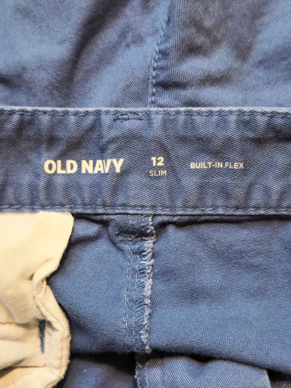 Classic Blue Boy's Chino Shorts